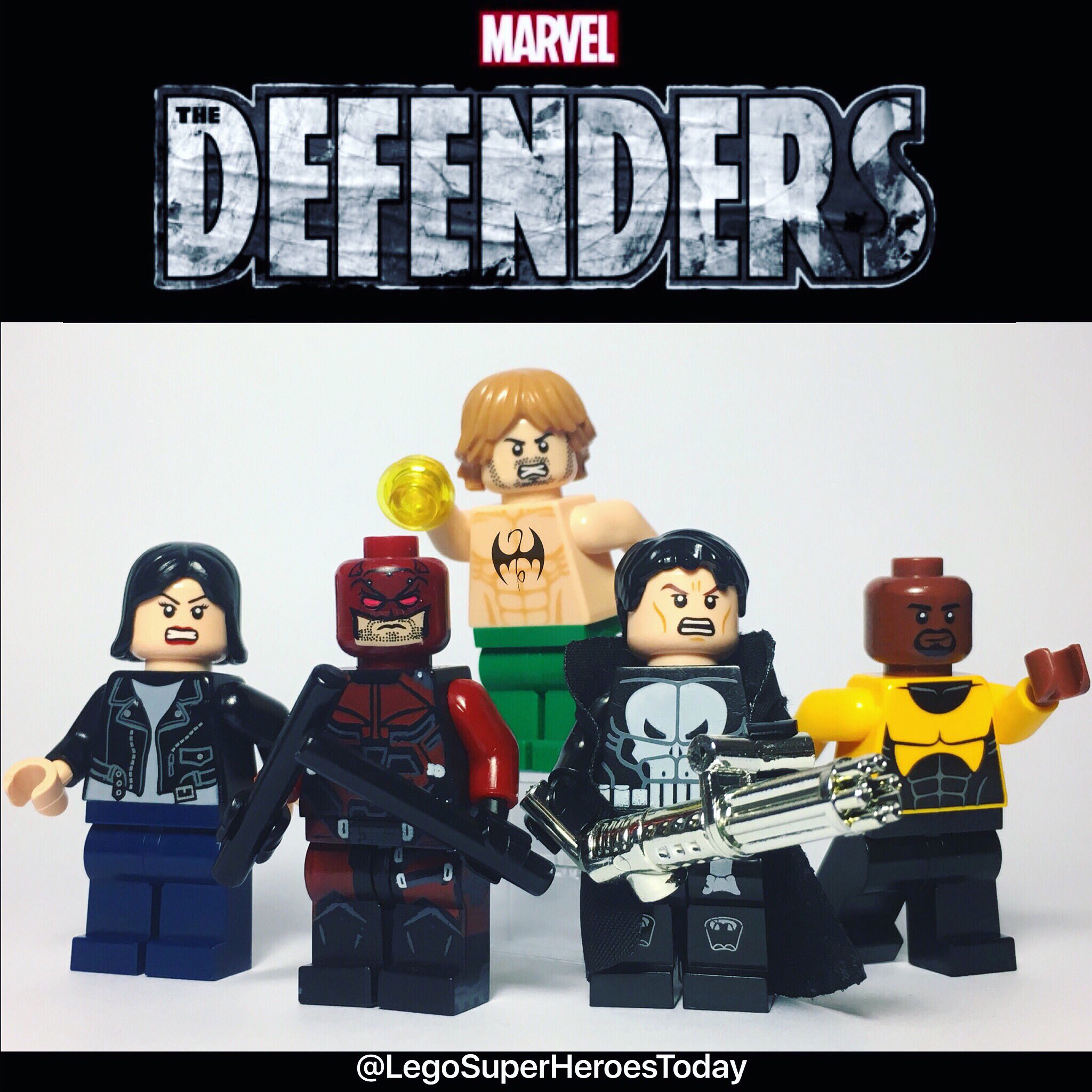 MiniSuperHeroesToday on X TheDefenders assembled lego legomarvel marvel mcu defenders thedefenders daredevil jessicajones lukecage ironfist punisher https t FF4D8Yv7ne X