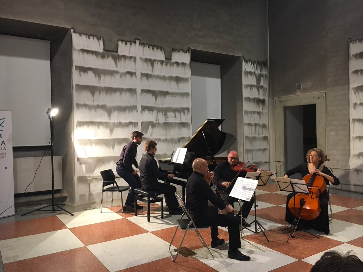Sulle note del QuartettoKlimt si conclude ufficialmente la quin­ta edi­zio­ne di #leggerelacittà2017 #culturaècomunità #pistoia17