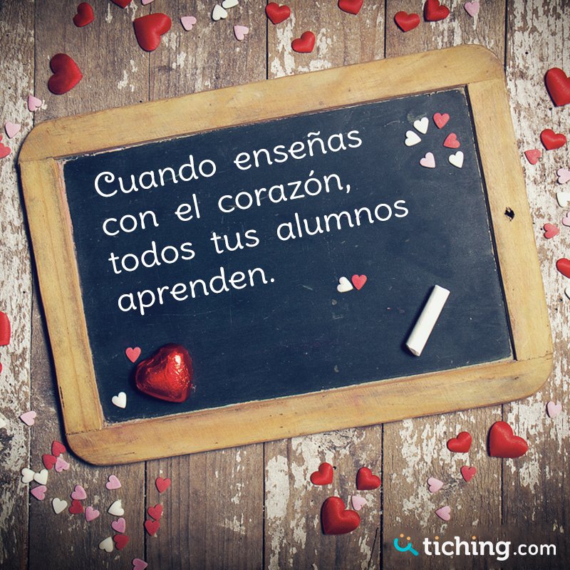 tiching's tweet photo. Si enseñas con el corazón, enseñarás valores y aprendizajes para toda la vida... #GraciasDocentes https://t.co/U4Zg2snIab