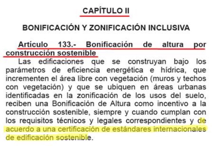 CVPROJECTSAC's tweet photo. El DL 022-2016 bonifica en altura a edificaciones y construcciones sostenibles #cvproject @CVPROJECTSAC https://t.co/NUw5RRkf4T