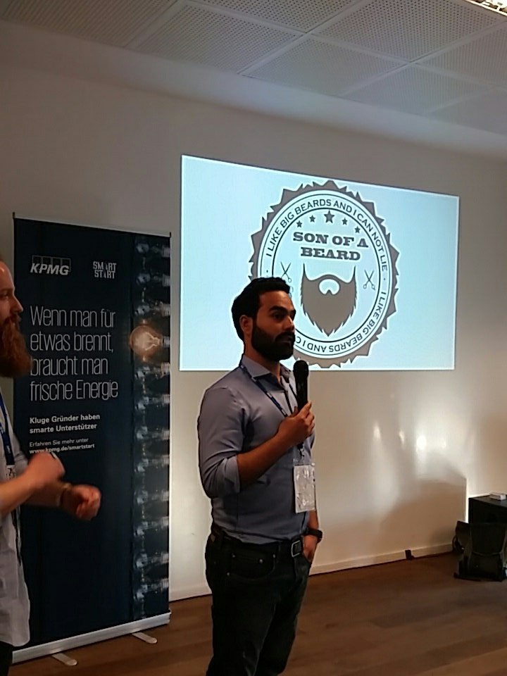 SWCologne's tweet photo. Team's #FinalPitches @SWCologne 🎉➡ SON OF A BEARD 🚀 https://t.co/CPa2ta9UnS