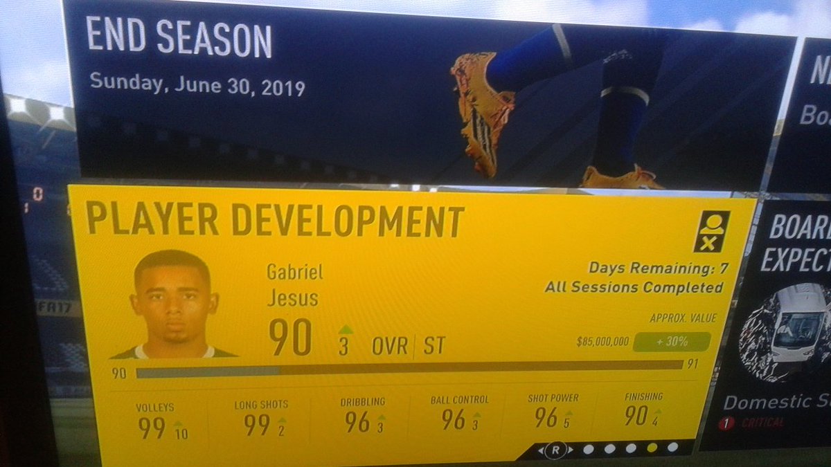 KingRasta85VCG's tweet photo. #Fifia17 #gabrielJesus #78>90 still going up #superstar #FcBarcelona https://t.co/XqpAbN89bh
