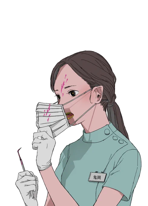 > ギザギザ歯の女の子 https://t.co/Z9H6LOeAV5 
目元千両口元万両 