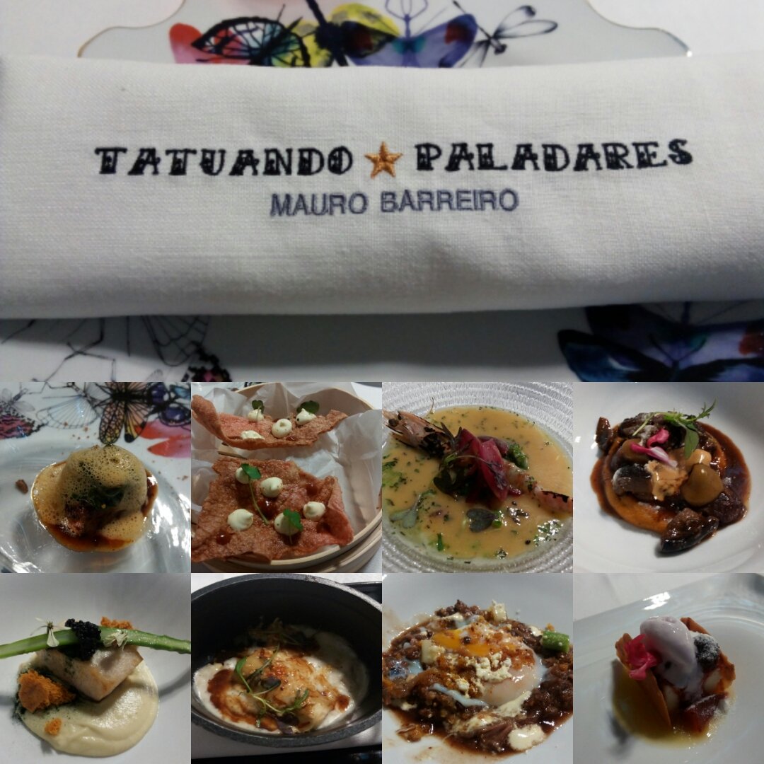 Oficialmente con el "paladar tatuado" por el amigo Mauro Barreiro, un espectáculo.