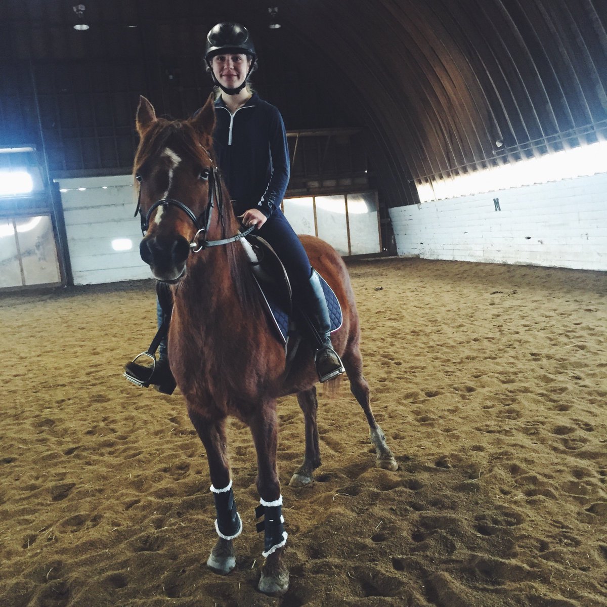 MGstablesWpg's tweet photo. Meadow Greenโs Rider of the Month is Isabel with her favourite school horse, Nalah ๐ด #Arabian #Lessonprogram #Winnipeg https://t.co/RweIarUqm6