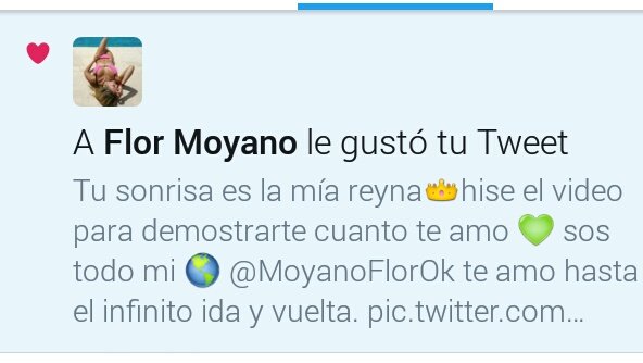 _FlorMreyna's tweet photo. Con sólo un Mg me haces tan feliz!!! Te amo @MoyanoFlorOk 💚💚 https://t.co/xCuExiIDEd