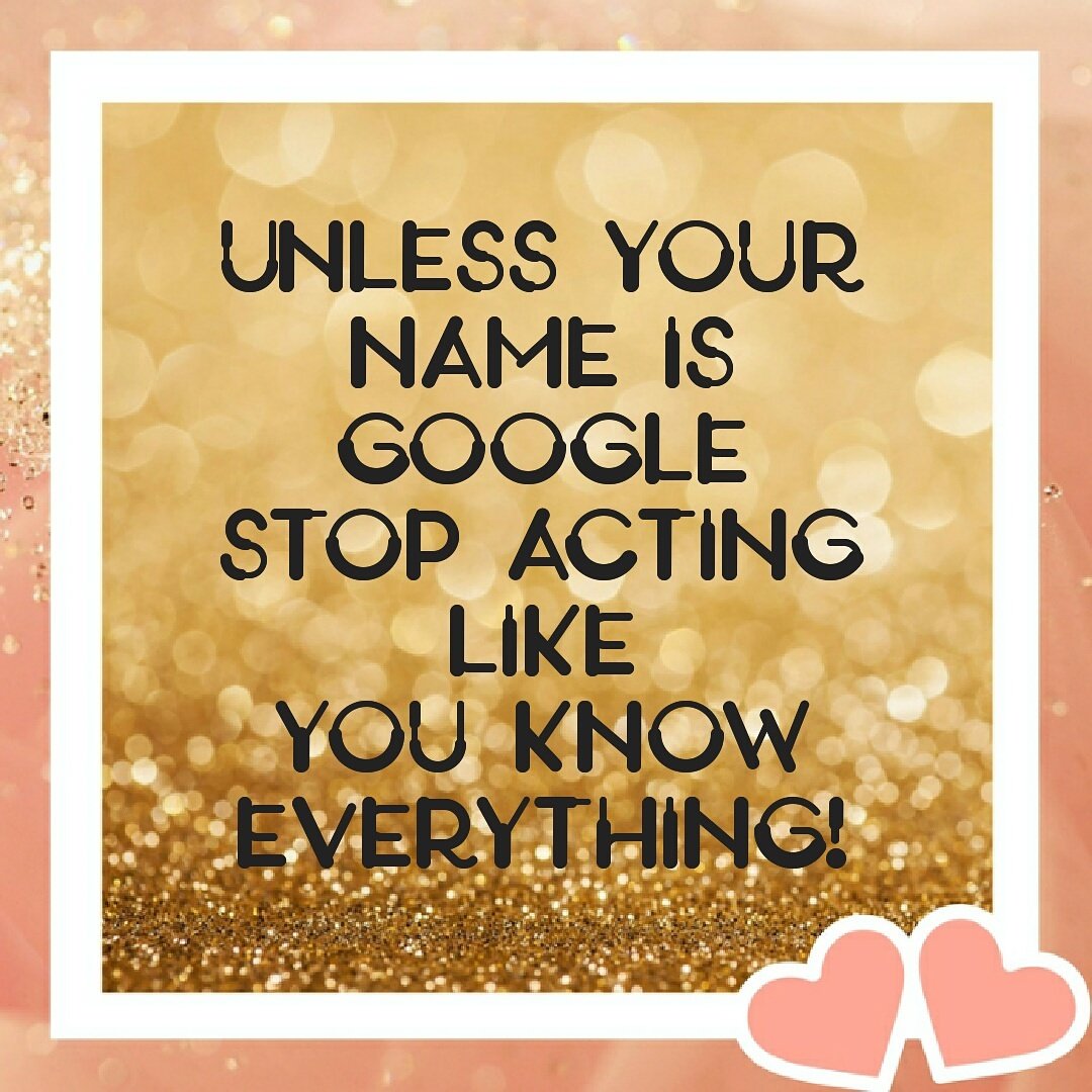 glittercodes's tweet photo. Dear annoying people!
#glittercodes #fun #annoyingpeople #google https://t.co/ckn5AJ8jwA