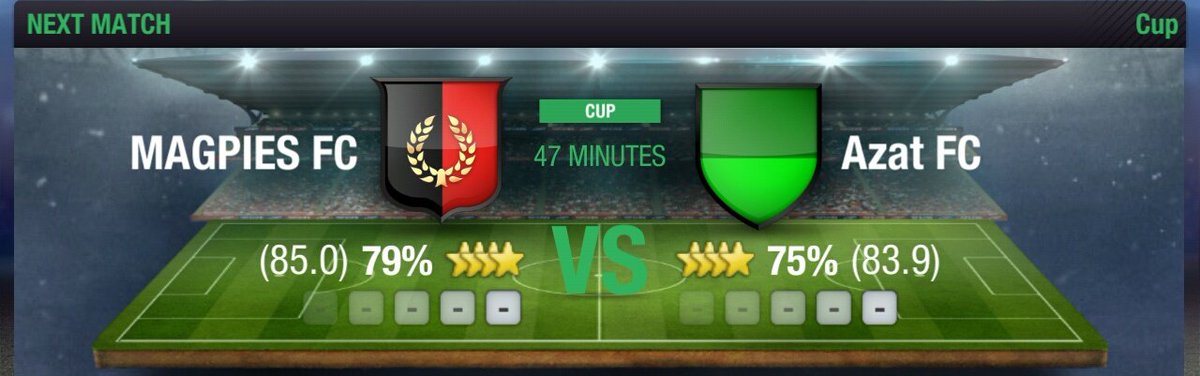 TopElevenRadio's tweet photo. First live match coverage in 47 minutes.
@MagpiesFC_TE Vs Azat FC 
#topeleven #Cup #TER https://t.co/21RtvDBJzq