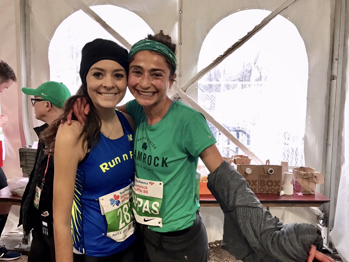Kileyruns's tweet photo. "Some miles teach us more than others"-@AlexiPappas 

Thanks for taking a pic with me, Alexi! https://t.co/END838gVe4
