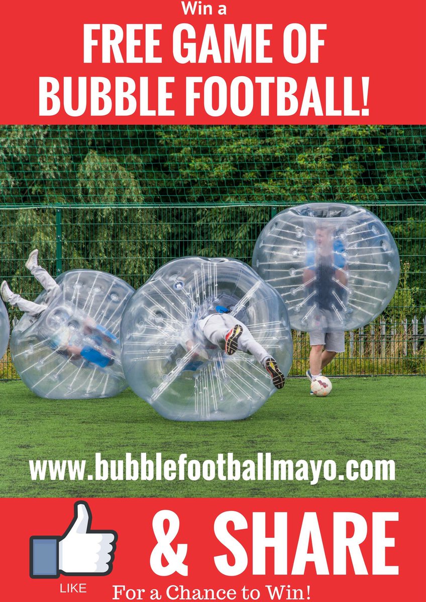 BubbleFooty's tweet photo. Head over to our Facebook page for a chance to win a free game of bubble football - https://t.co/Z7iPGNEaOM https://t.co/p4saFptXNF