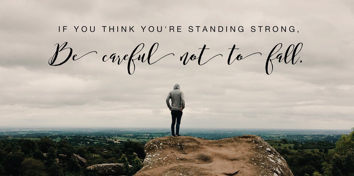 RealLifeMN's tweet photo. If you think you're standing strong, be careful not to fall. #guardagainst #temptation #james @Jim_Gooden https://t.co/fDqXI6T6G6