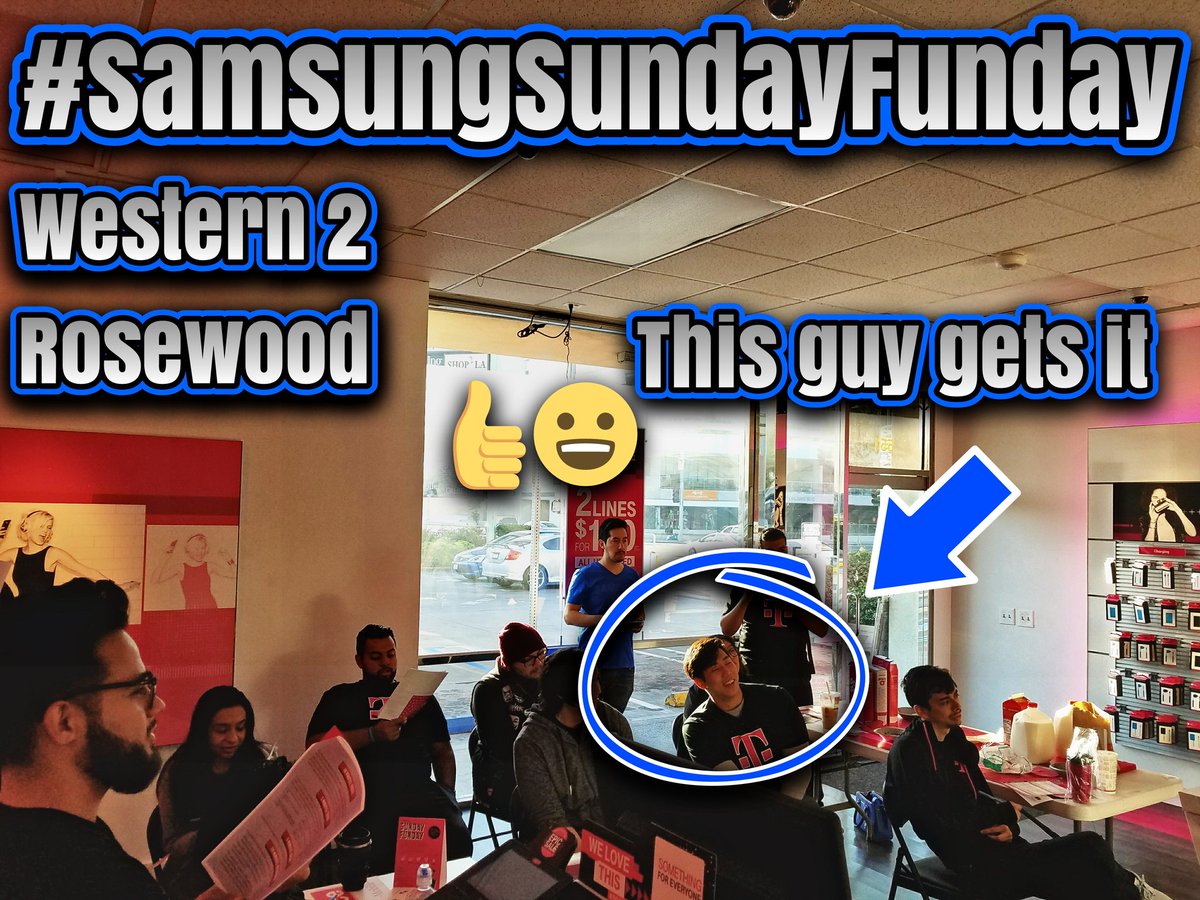 MLara1320's tweet photo. #SamsungSundayFunday here at #Western2
#Rosewood paired up with #Western2 for a great #Un-carrierTraining
#SamsungGS8
#SmallStoreSquad https://t.co/LF51CgbgfI