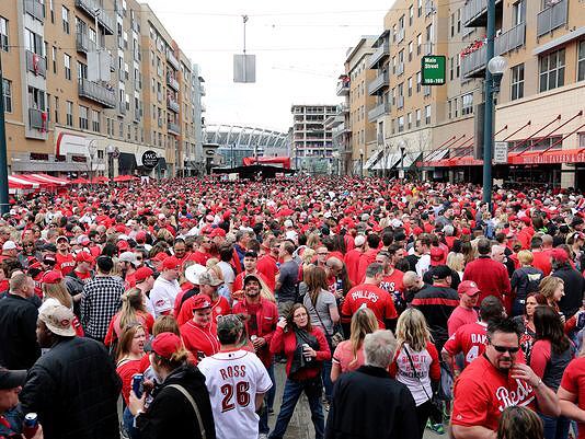 AllaireMatt's tweet image. Sure, there is baseball on today, but it's not really #OpeningDay until the city of Cincinnati celebrates