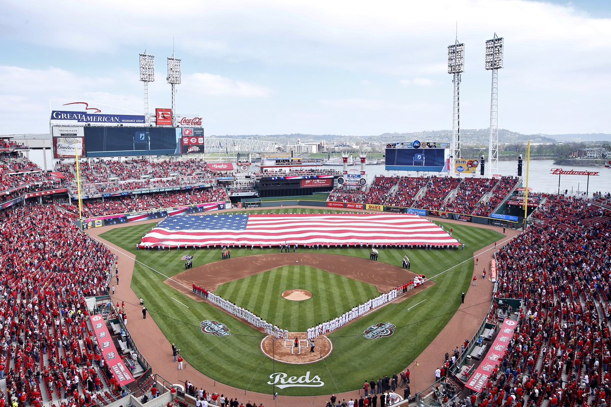 AllaireMatt's tweet image. Sure, there is baseball on today, but it's not really #OpeningDay until the city of Cincinnati celebrates
