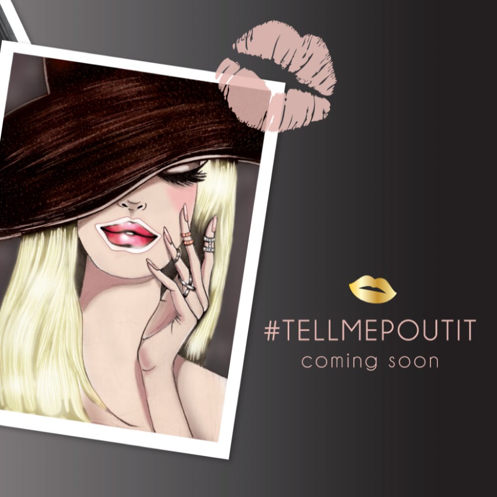 MaskerAide's tweet photo. #TELLMEPOUTIT coming soon darlings, XO 💋💋 https://t.co/um9PElHY4S
