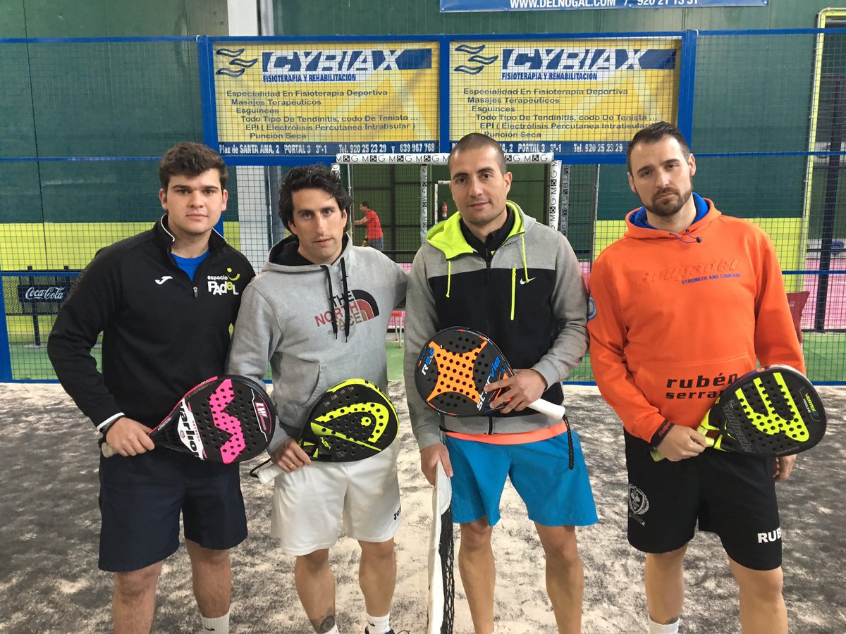 PadelAvila's tweet photo. Rubén y Jorge ganan a Barrera y Diego y se meten en la final de primera del #torneodelnogalMRW https://t.co/tLIW78Rz1E