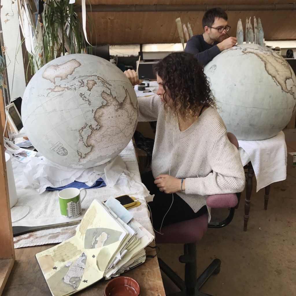 globemakers's tweet photo. March In The Studio II : Bellerby & Co Globemakers https://t.co/ofeKQ4qqQ1 #globemaker #cartography #maps #london https://t.co/EZn8GjbVUh