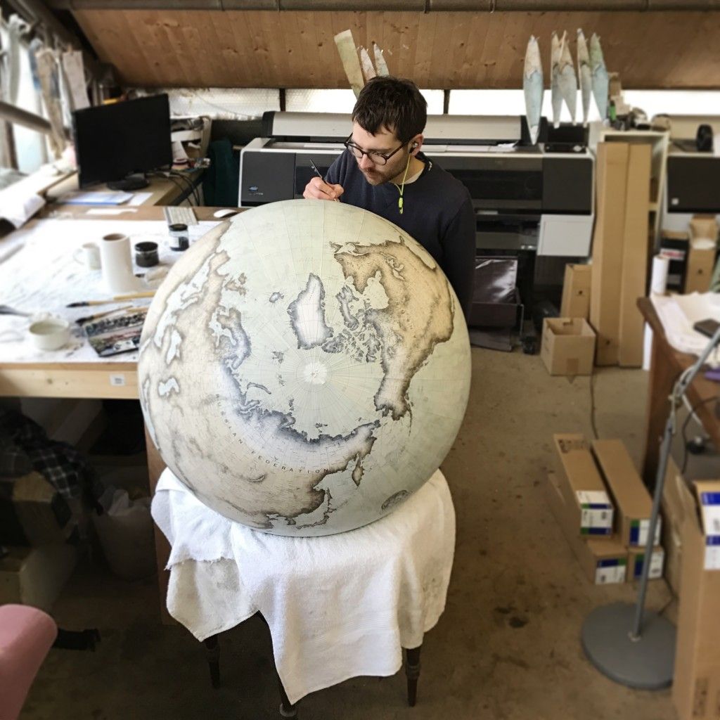 globemakers's tweet photo. March In The Studio II : Bellerby & Co Globemakers https://t.co/ofeKQ4qqQ1 #globemaker #cartography #maps #london https://t.co/EZn8GjbVUh