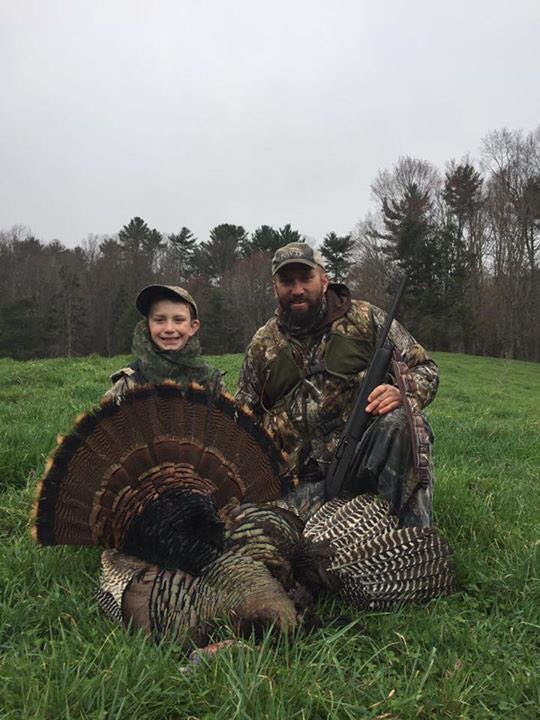 Congrats to DEGC Road Crew member Carter Dishman and his son Cash on a great NC opening day youth season gobbler! #DeadEndGameCalls