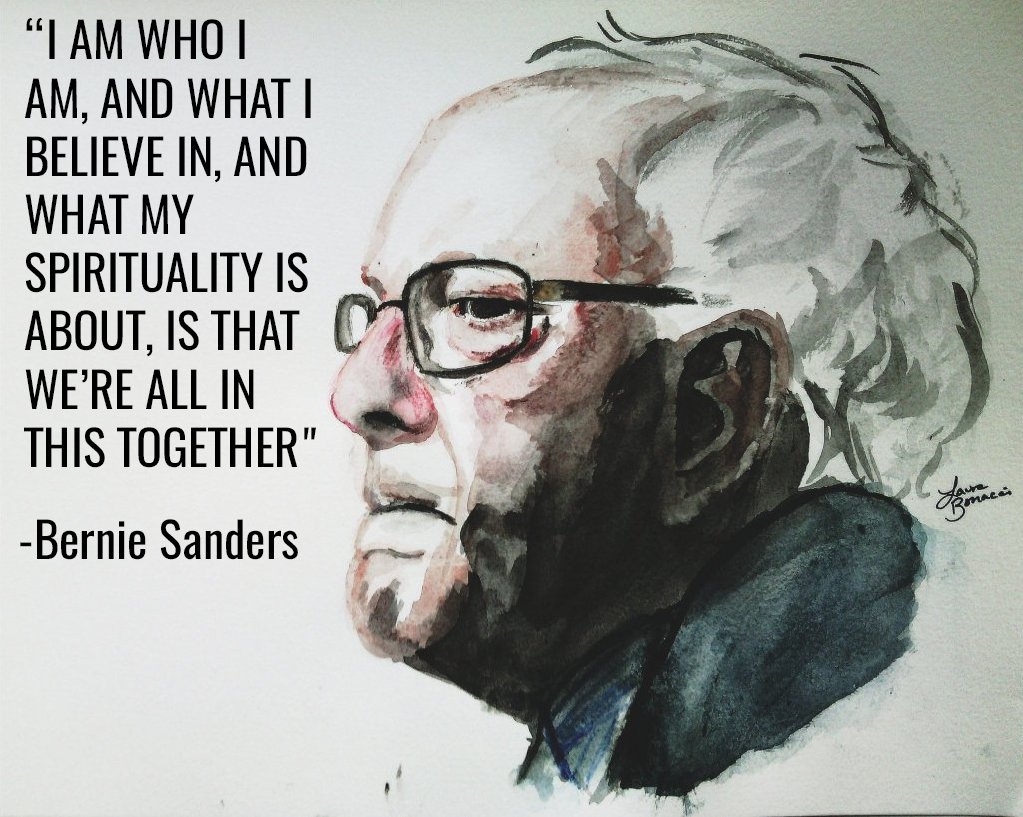 People4Bernie's tweet photo. Happy #SundayMorning. Remember we're all in this together. <3 https://t.co/GTIQeuNAxk