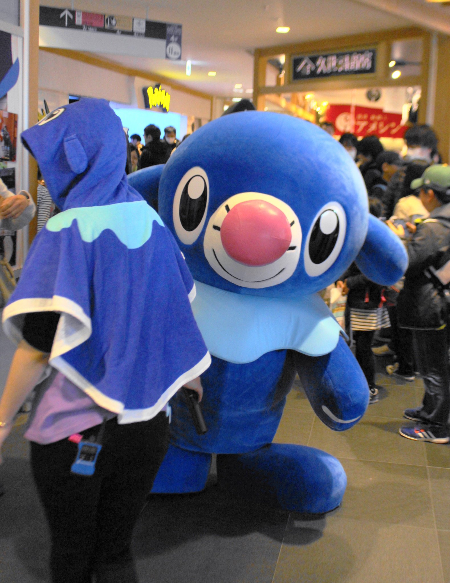ろびん Robin Please Take Me In To Your Balloon And Play With Popplio ポケモンセンタースカイツリー アシマリ