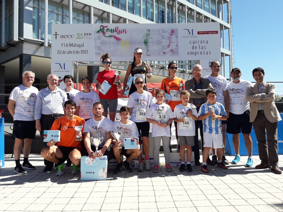 ContraCancerMA's tweet photo. Primeros clasificados de las diferentes categorías #TauRun. Hoy ganadores somos todos. Si luchas contra el cáncer #nostienesaquí @aecc_es https://t.co/4h7MoqS4cK