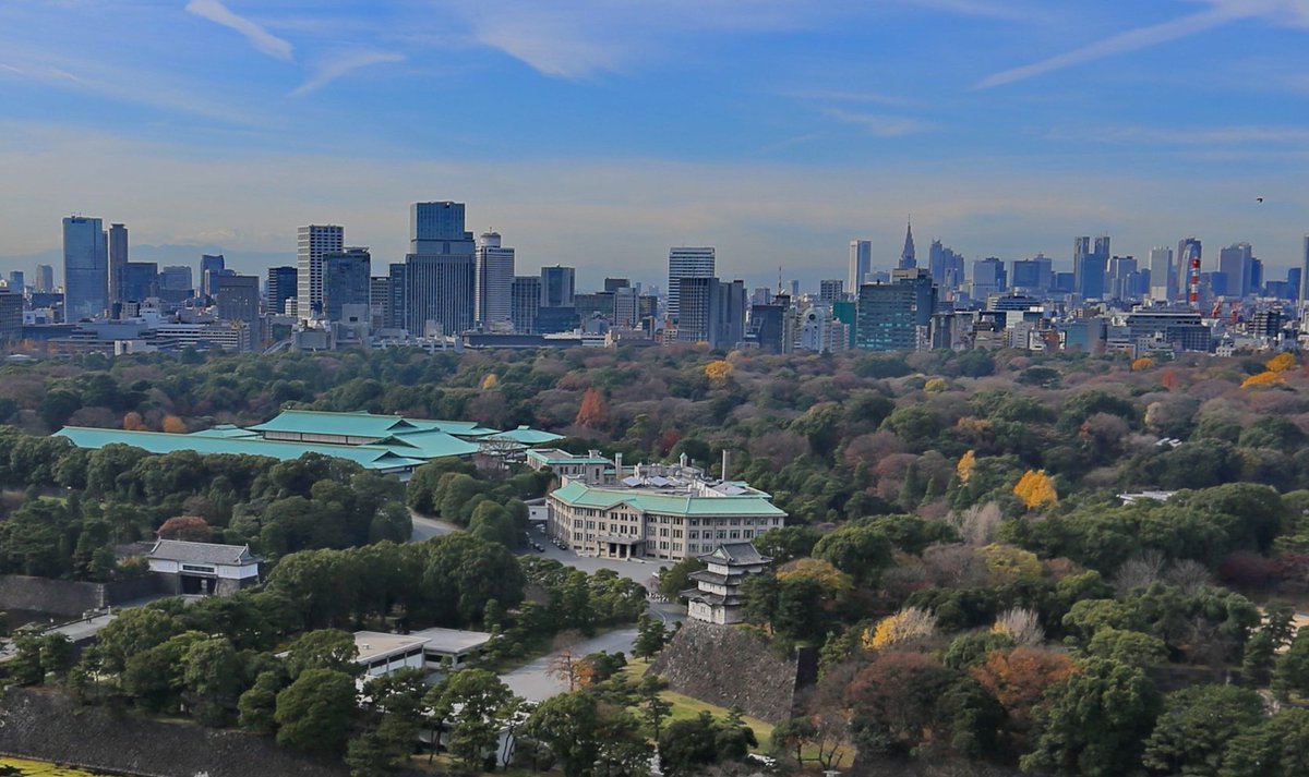 donnavventura's tweet photo. Si trova proprio di fronte al palazzo imperiale ed affaccia sui suoi giardini e sul parco circostante #LHWtraveler #palacehoteltokyo https://t.co/x1R2XenUUX