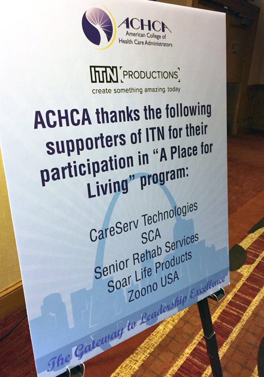 ITNProductions's tweet photo. Excited to be setting up for the launch of #PlaceForLiving at #iamachca with @ACHCA https://t.co/f77OqSTaMm