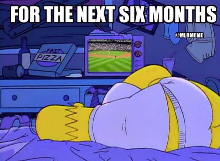 Mmm... baseball ⚾️

#MLB #OpeningDay