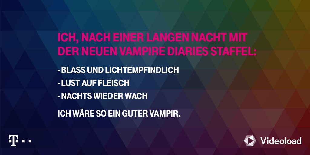 MagentaTV's tweet photo. Die attraktiven #Vampire sind zurück 😍  @cwtvd Staffel 8 - jetzt in HD bei EntertainTV: https://t.co/E5EATdrDLo #TheVampireDiaries #Binge https://t.co/go8ds8yHx8