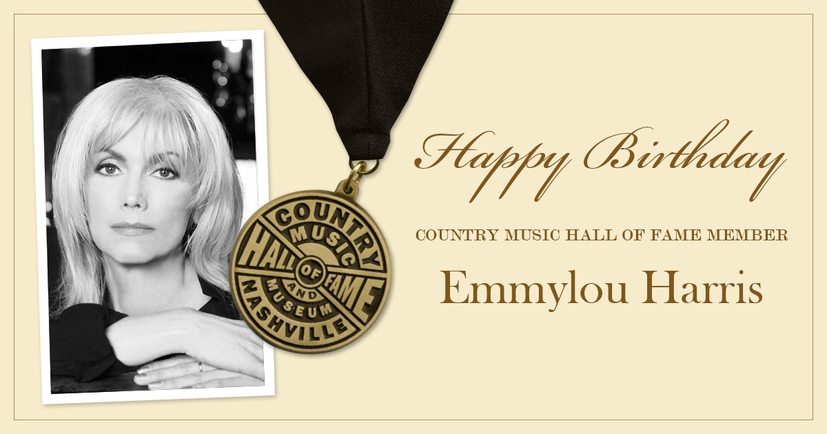 Join us in wishing member Emmylou Harris a very happy birthday! 