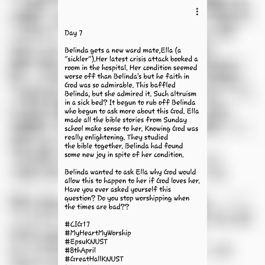 erlawm_khomiks's tweet photo. #CIG17 series Day 7
#CIG17 
#MyHeartMyWorship
#EpsuKNUST
#8thApril
#GreatHallKNUST https://t.co/KgDdtDmWX4