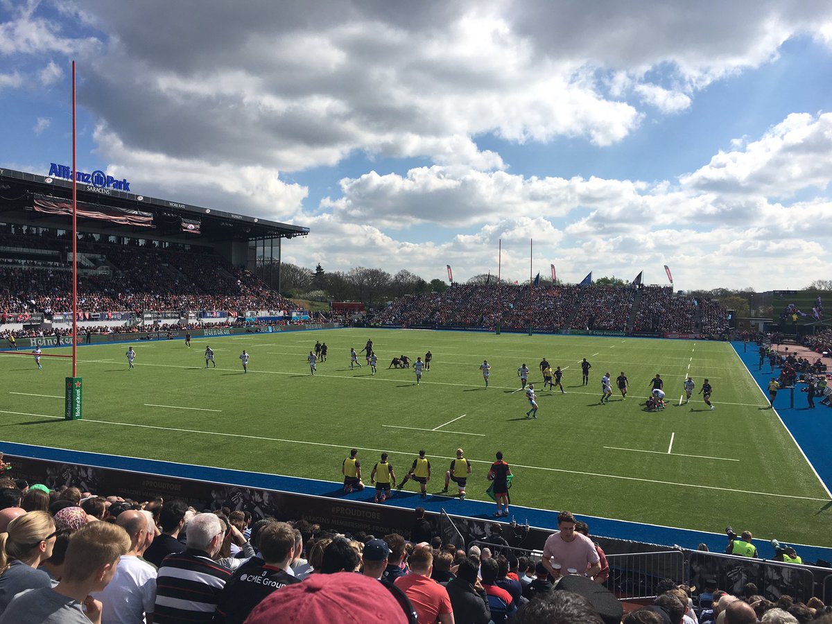 allaboutxm's tweet photo. What a beautiful day for a rugby match.  @GlasgowWarriors take on #Saracens. https://t.co/FnmBqFu7DO
