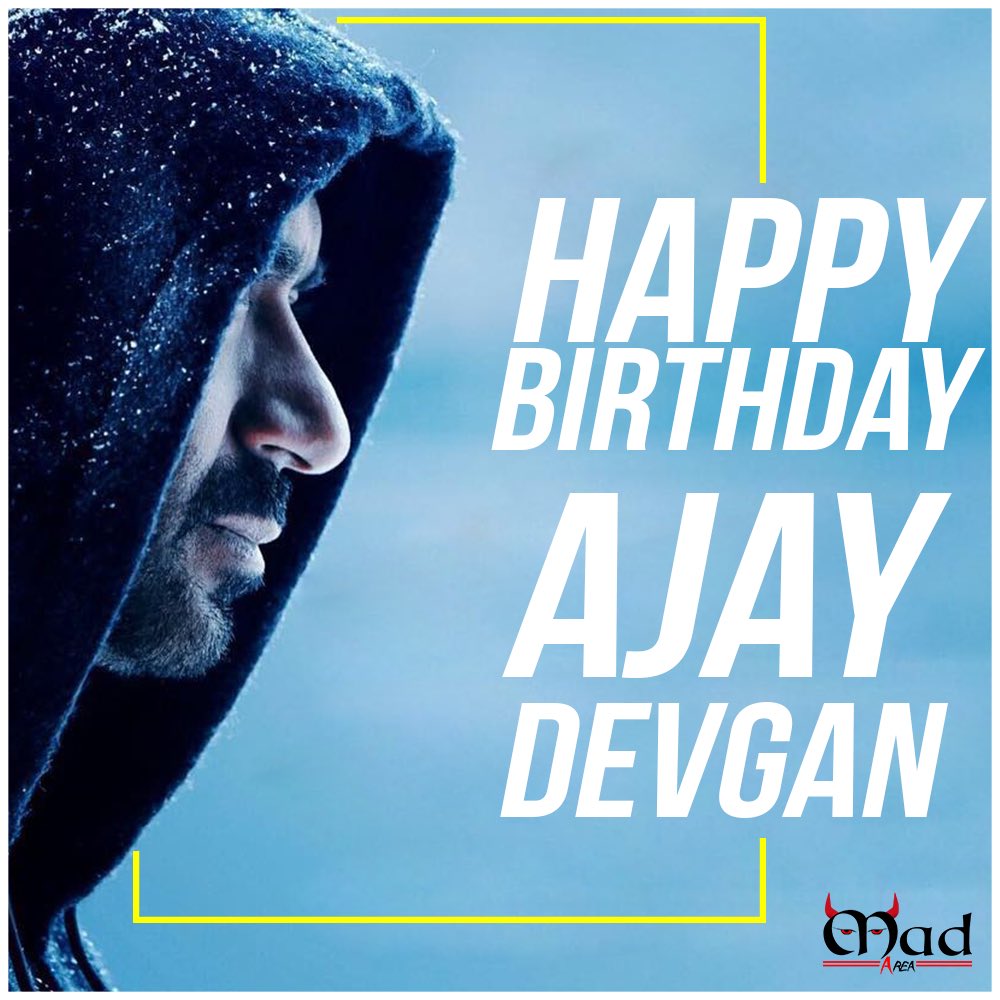 Happy Birthday Ajay Devgan
The Bollywood singham
We all love you  