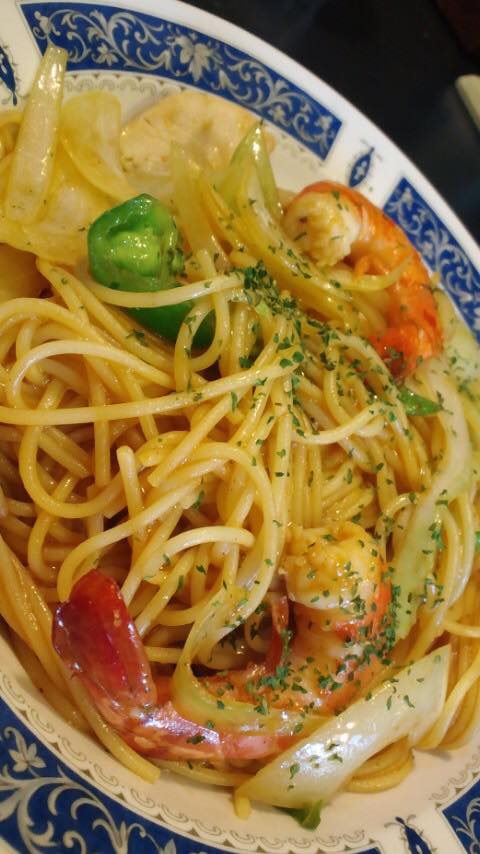 オダサガ伝説の洋食屋「おさ」。「おさ」のナポリタンは白いそうな。 オダサガ伝説の洋食屋「おさ」。「おさ」のナポリタンは白いそうな。