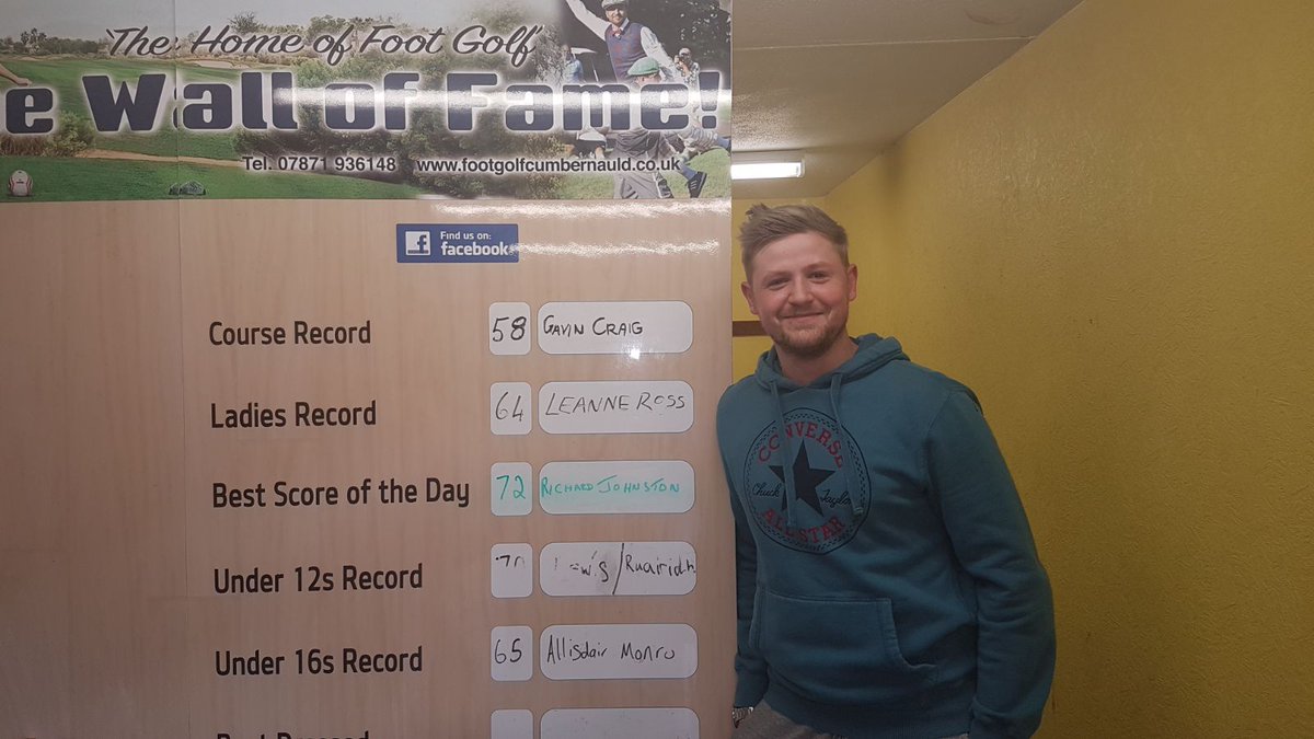 BeatsonFootGolf's tweet photo. @Rjohnston17 getting the best score of the day 👏👏 #Par72 https://t.co/M8rRENxMfE