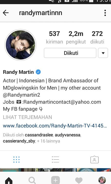 cassieversquad's tweet photo. Congrast for 2,2m followers koko🙌🙌🙌. Dan buat sebelumnya, congrast udah verified ignya😅😋😋. @RandyMartin98 https://t.co/M0MemWFOeM