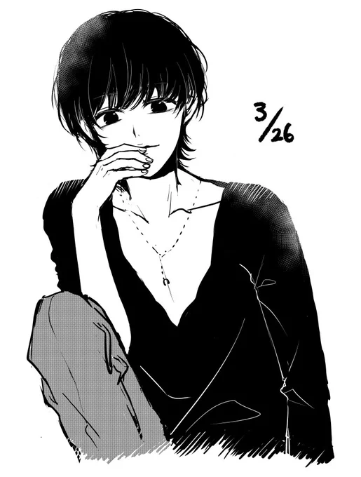 最近描いた男子たち 