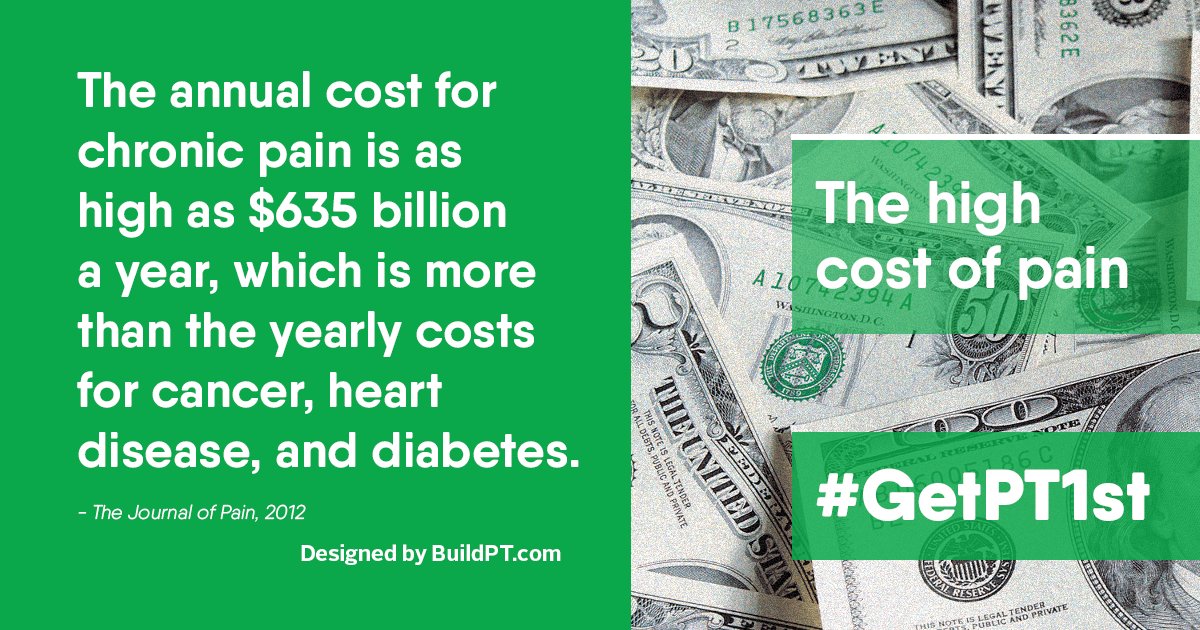 GetPT1st's tweet photo. If you have a #chronicpain condition, you really should have a Physical Therapist on your healthcare team. #physicaltherapy https://t.co/EYMqAD1jfQ