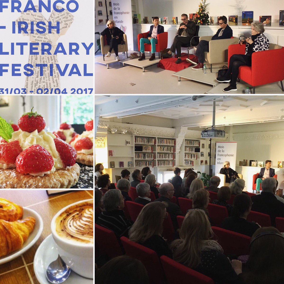 afdublin's tweet photo. #FILF2017 Literary Brunch with Christophe Duchatelet, @SophieFontanel, Rory O’Neill & @DeeMcQuillan, thank you all for coming! https://t.co/4ykSmCdF7s