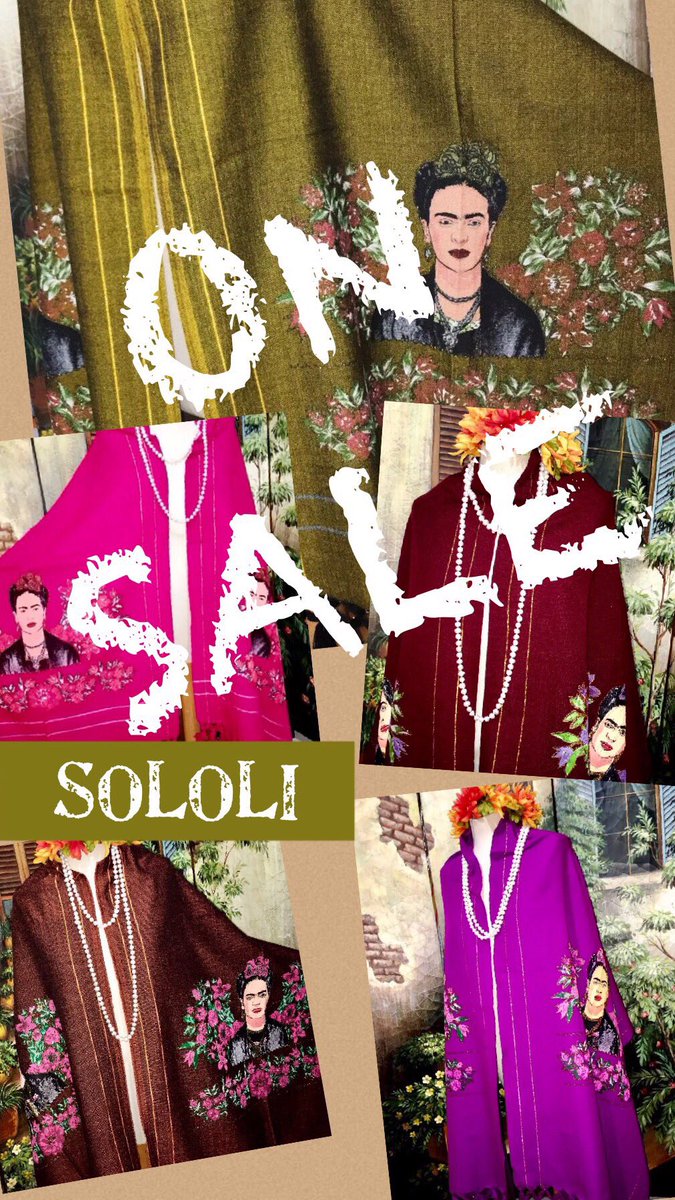 SOLOLIShop's tweet photo. Our #FridaKahlo shawls are on sale head over to our etsy shop and grab yours #sololi #sololishop https://t.co/WAqNuVnusV https://t.co/YFJbJOmGsn