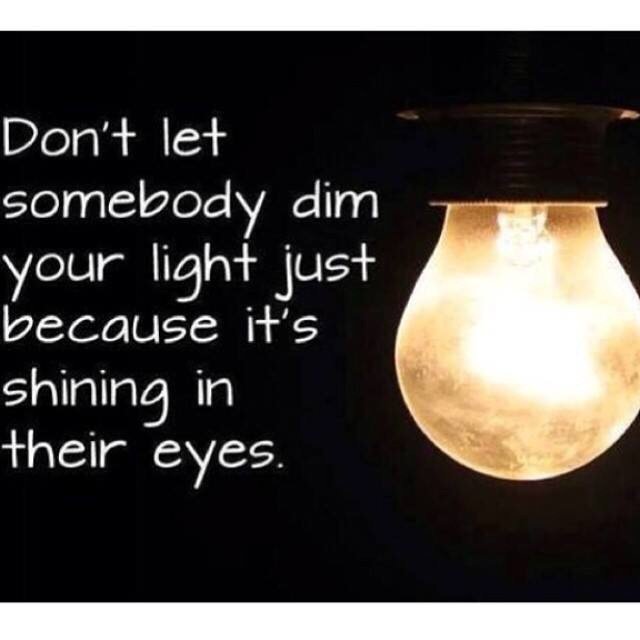 DanielCrowley83's tweet photo. Don't let somebody dim your light just because it's shining in their eyes! https://t.co/50byRN5q3k