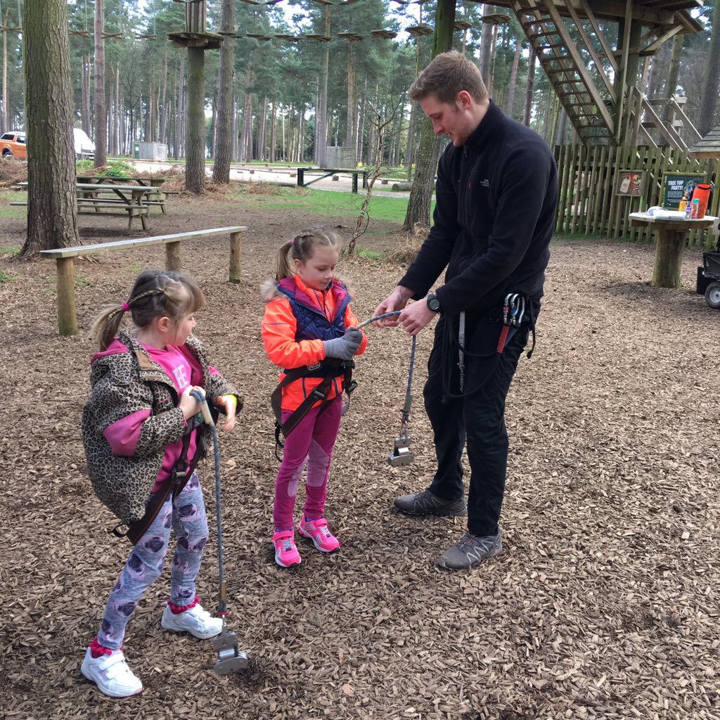 W2DWTK's tweet photo. Poppy and Evie @GoApeTribe #ownyoureaster read their review next week on #w2dwtk https://t.co/Ue9iA0mnc8
