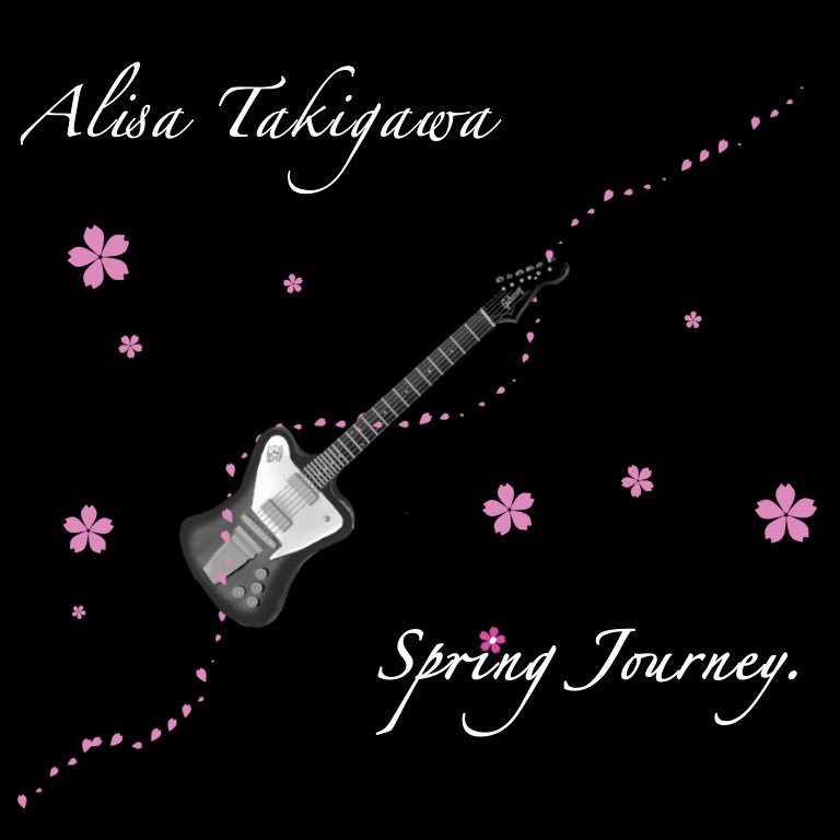 Alisa_iknow's tweet photo. Spring Journey のTシャツデザインしてみたけど、よくよく考えたら弾き語りだからファイヤーバードちゃん使わないじゃん！ってなった１枚を置いときますね🌸🐝

#瀧川ありさ
#SJAT
#瀧川ありさ春ツアー 
#ありさー美術部 https://t.co/efiLvHLLor