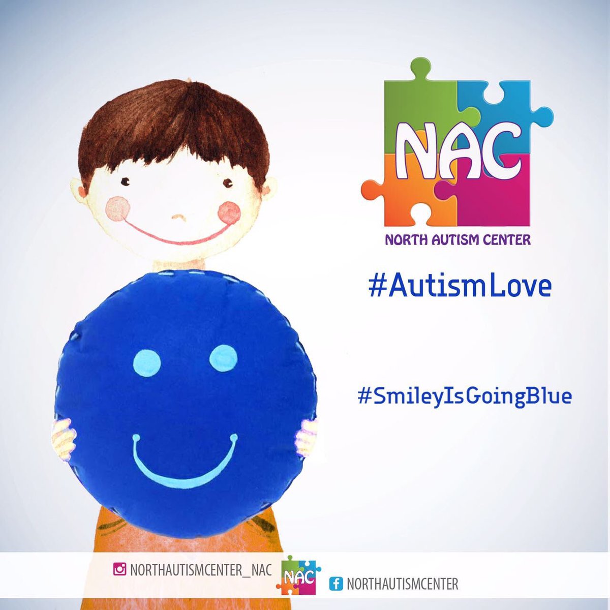 m3llim's tweet photo. Smiley is going blue for World Autism Day 💙 Show your love and support!
#Autismlove
#smileyisgoingblue
@rimafrangieh https://t.co/jD9SNN7Jch