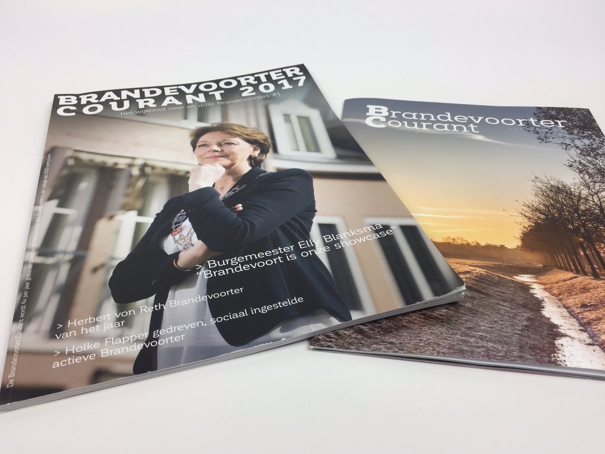 BrandevCourant's tweet photo. De nieuwe Brandevoorter Courant versus de oude versie. Wat een verschil! Wat vind jij? https://t.co/QwuzWAzq7h