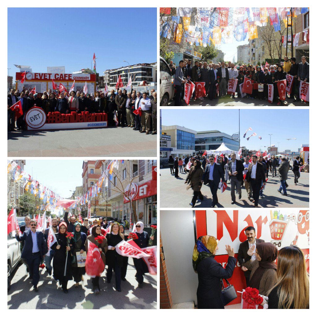 Madenler olarak 16 Nisandan sonrası için şairin dediği gibi "Olursa bir şikayet ölümden olsun" diye sevgiyle yürüdük #Vataniçin kucaklaştık.