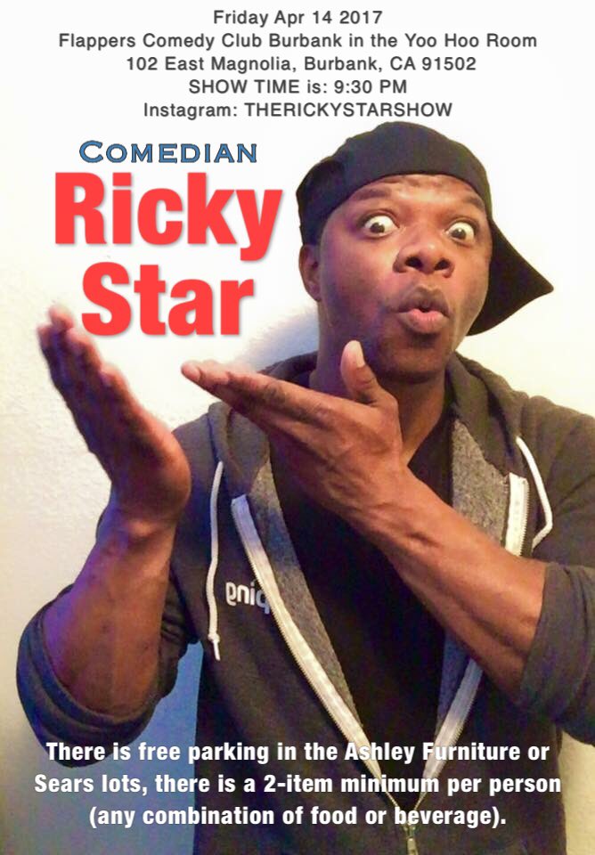 RickyStarrr's tweet photo. I will performing at Flappers Comedy Club.
Flappers Comedy Club Burbank  #ha #jokes #laugh #comedy #standupcomedy #funny #lol #hilarious https://t.co/SyBHKDX721