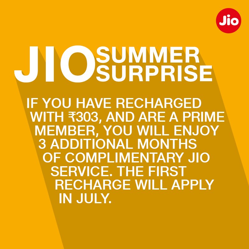 reliancejio's tweet image. With great &apos;surprises&apos; come overwhelming responses. Presenting the Jio Summer Surprise. #WithLoveFromJio