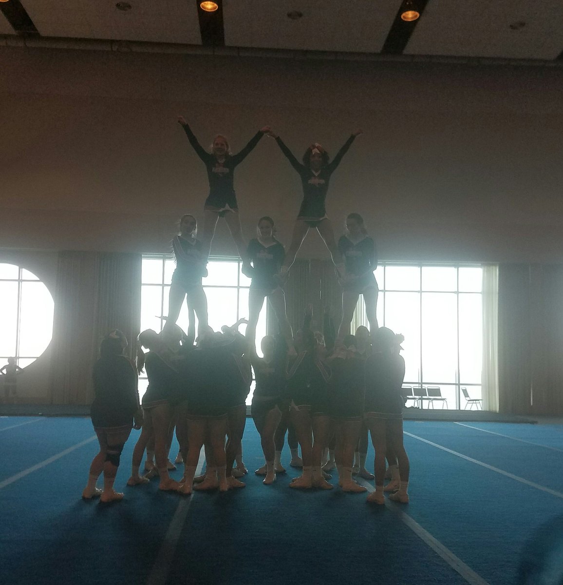 platts_cheer's tweet photo. Our girls hit a great routine this morning at warm ups and will be performing their routine in 10 minutes! https://t.co/B6McaBkPpB